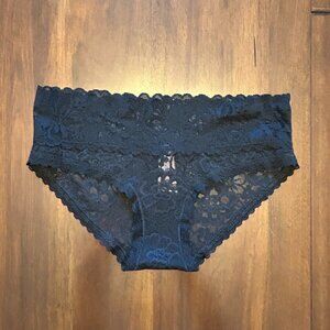 NWT Victoria's Secret Hiphugger/Hipster Women's Underwear Mesh Fabric Black XS